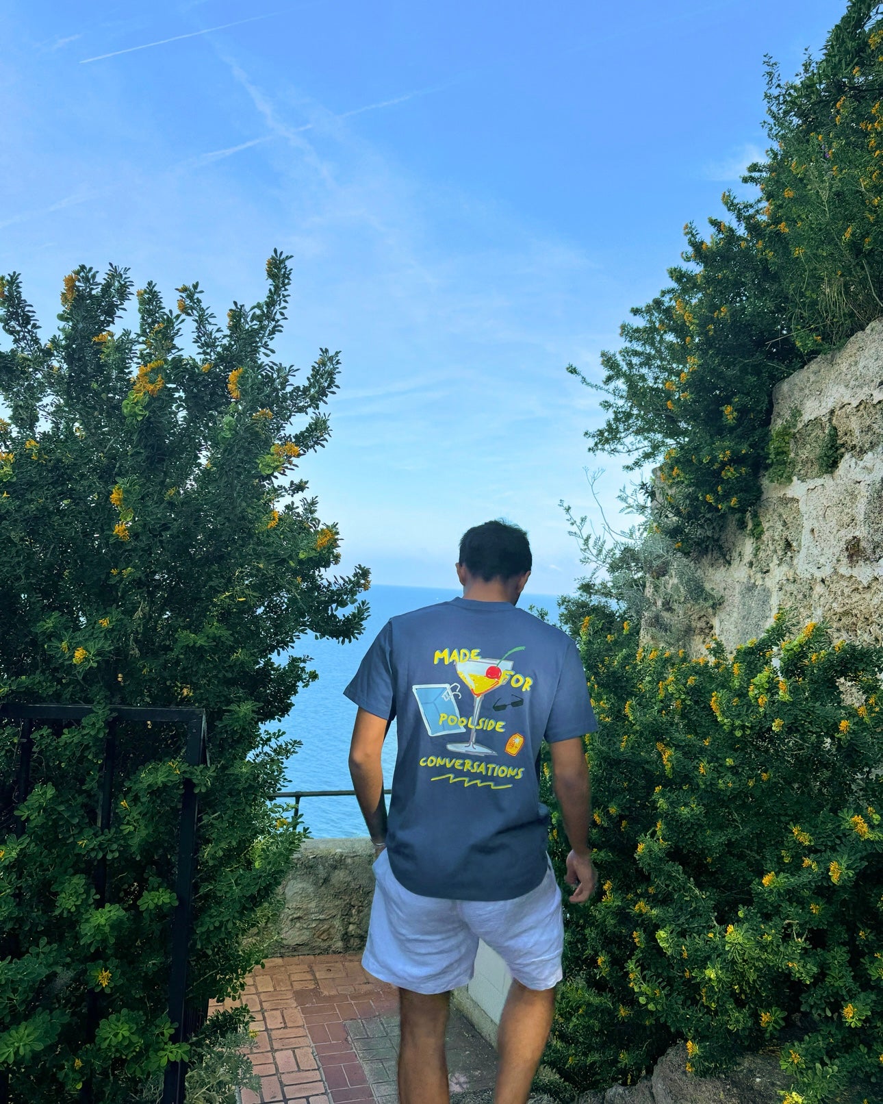 Poolside Conversation