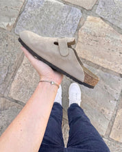 Mule Breya Taupe Femme