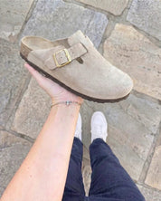 Mule Breya Taupe Femme