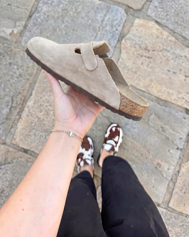 Mule Breya Taupe Homme