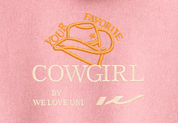 Cowgirl Embroidery Zip Up