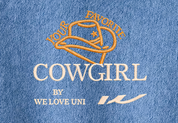 Cowgirl Embroidery Zip Up