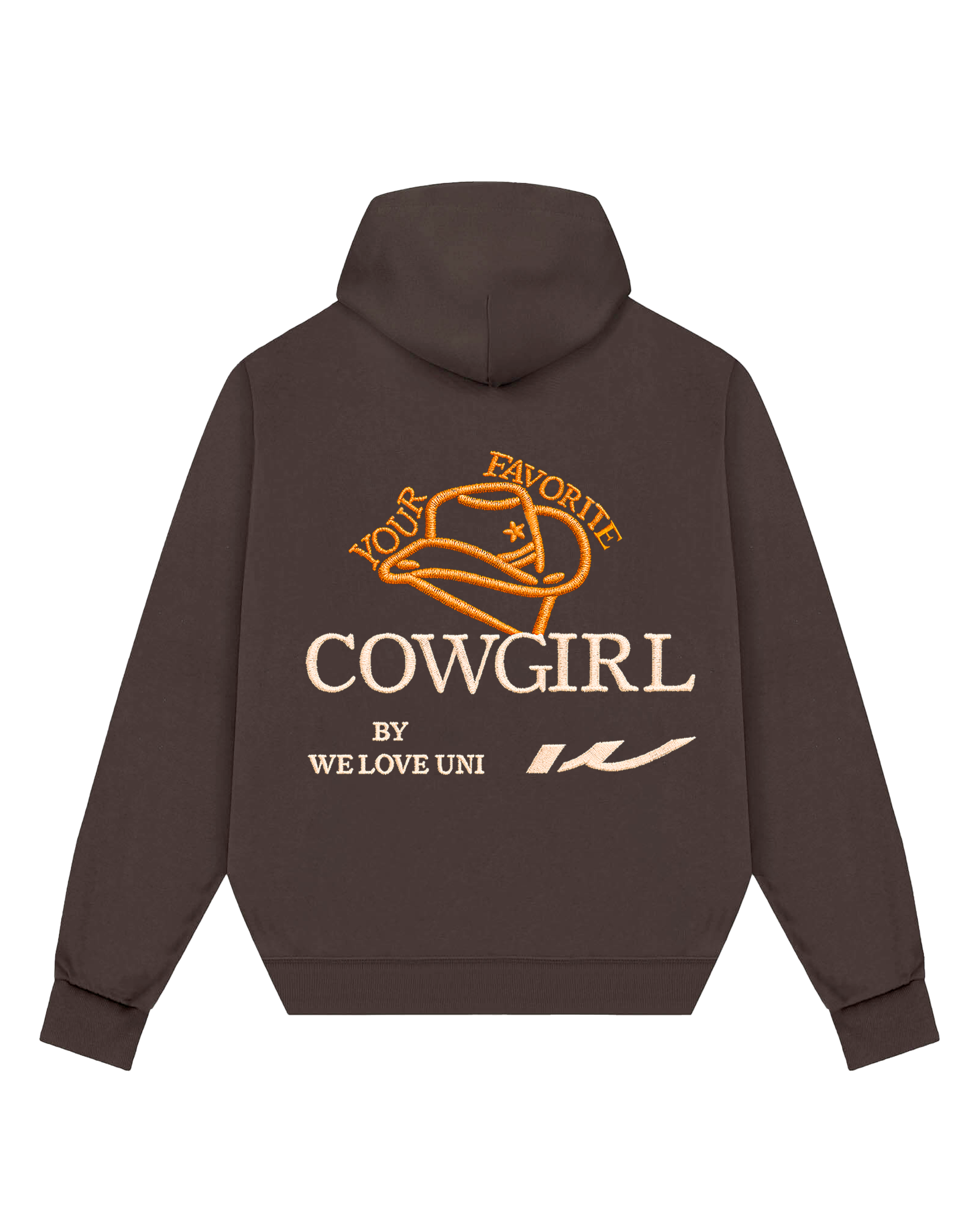 Cowgirl Embroidery Hoodie