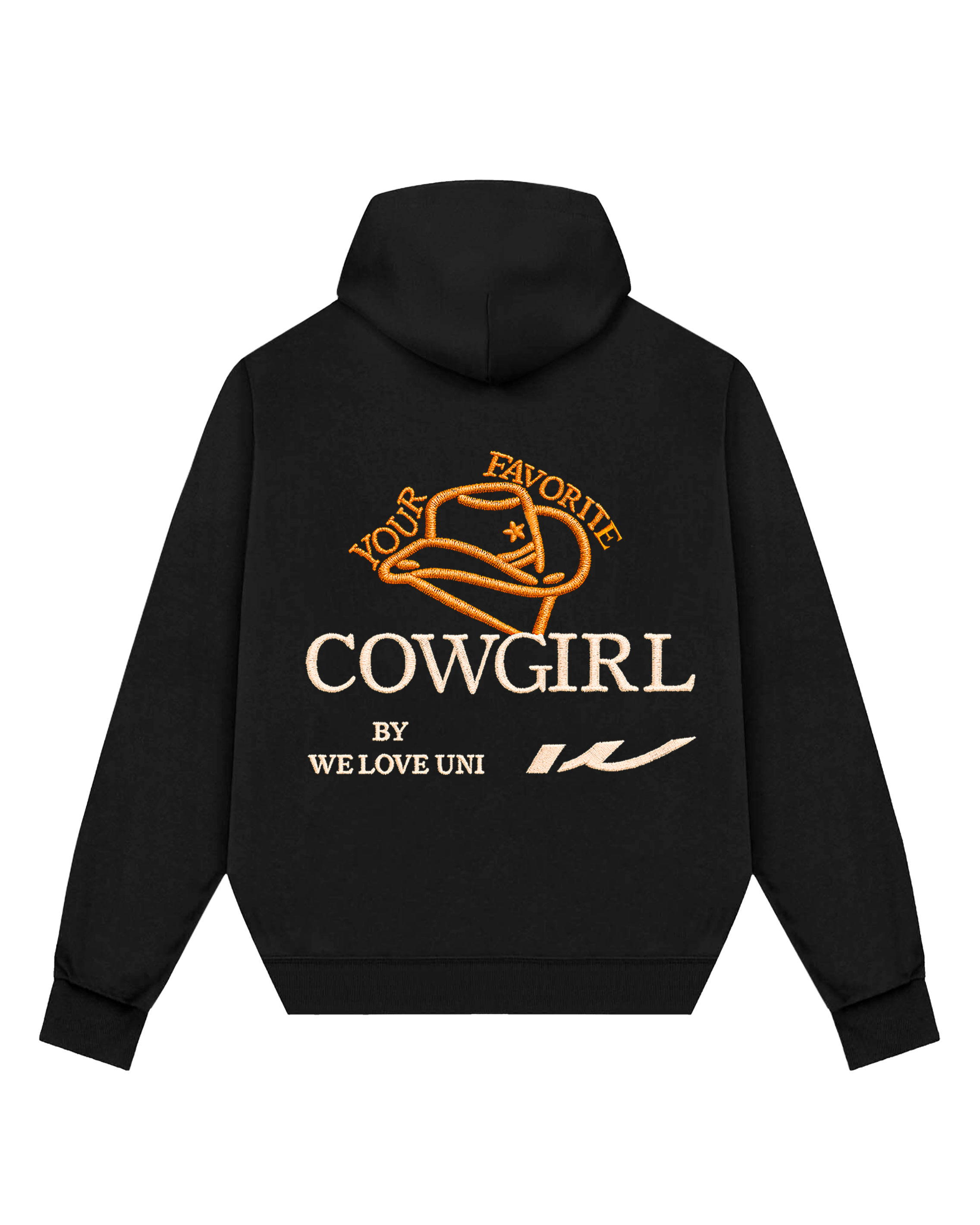 Cowgirl Embroidery Hoodie