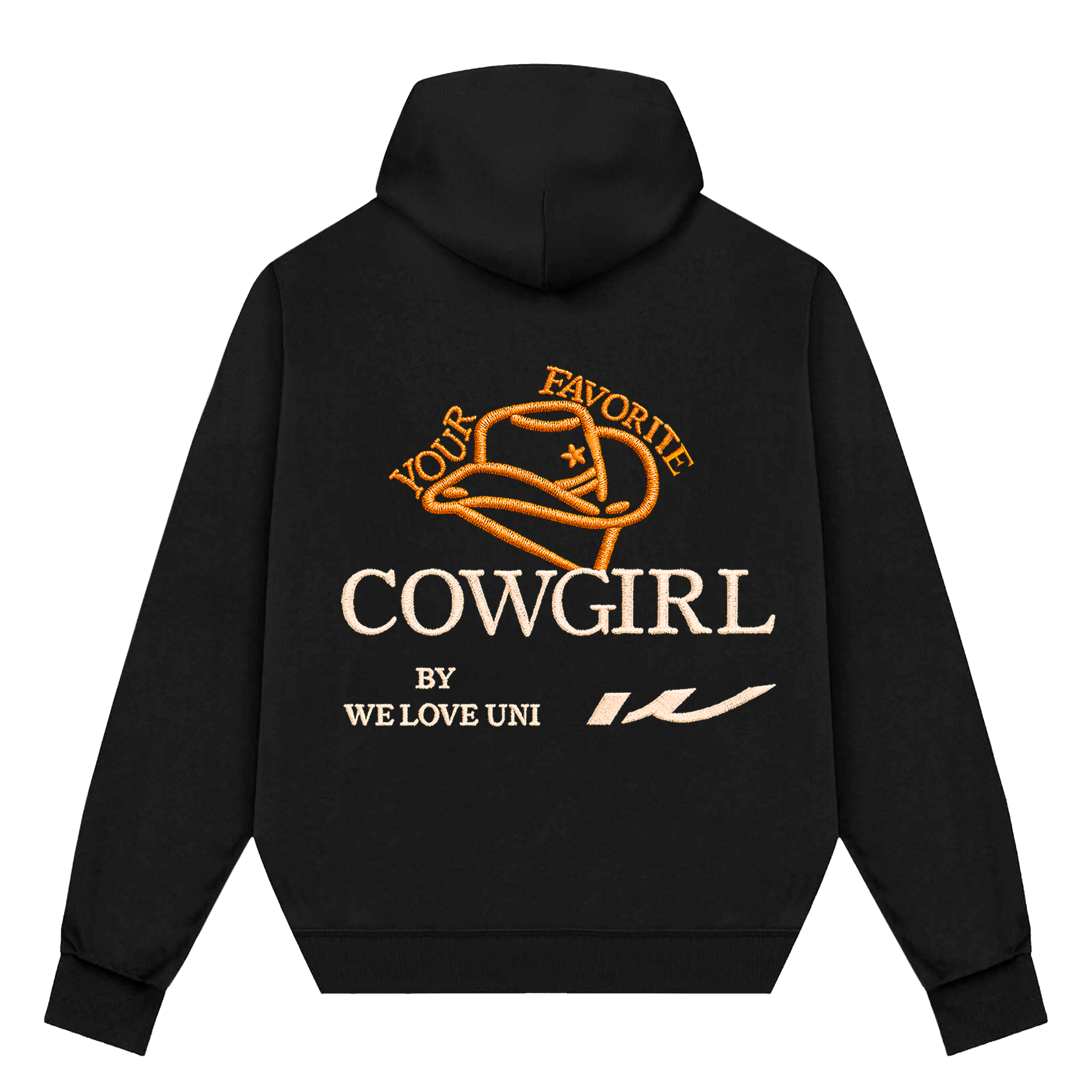 Cowgirl Embroidery Hoodie