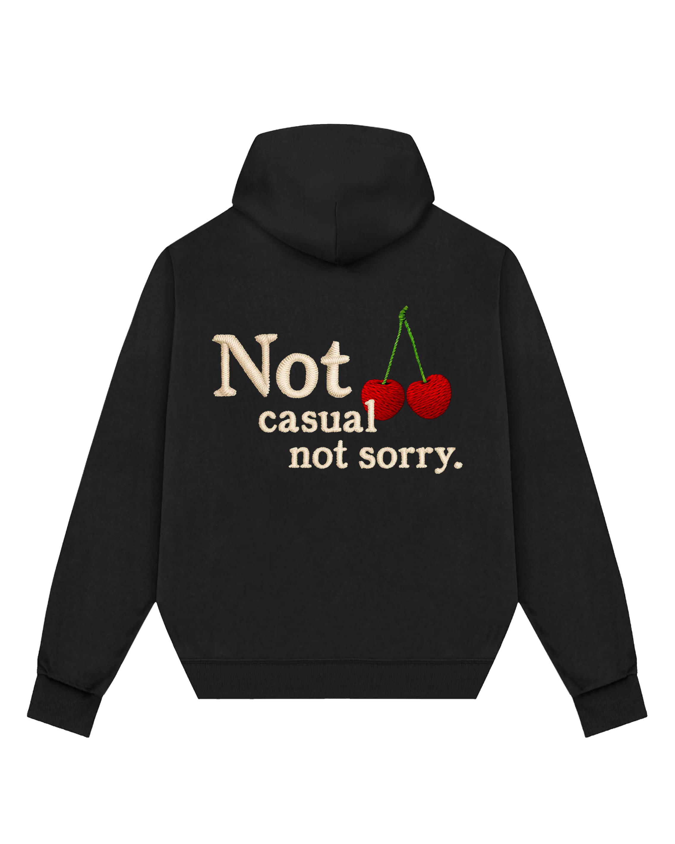 Casual Embroidery Hoodie