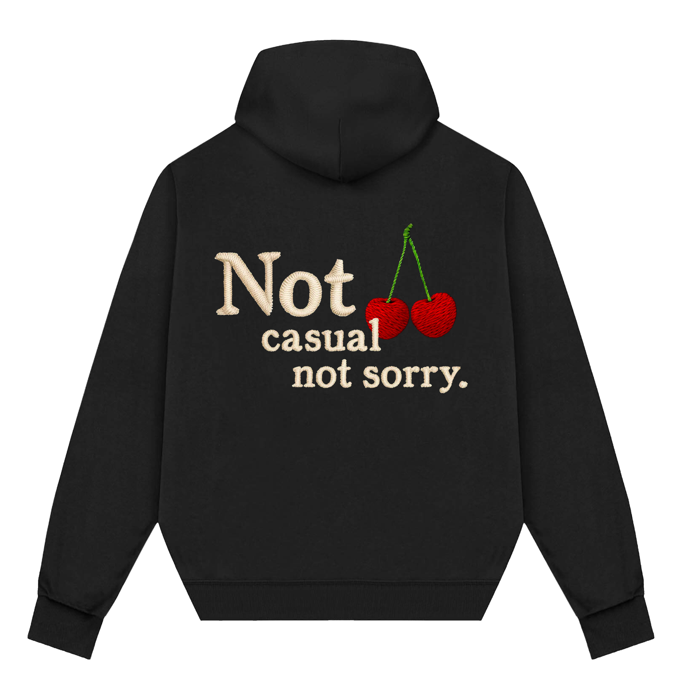 Casual Embroidery Hoodie