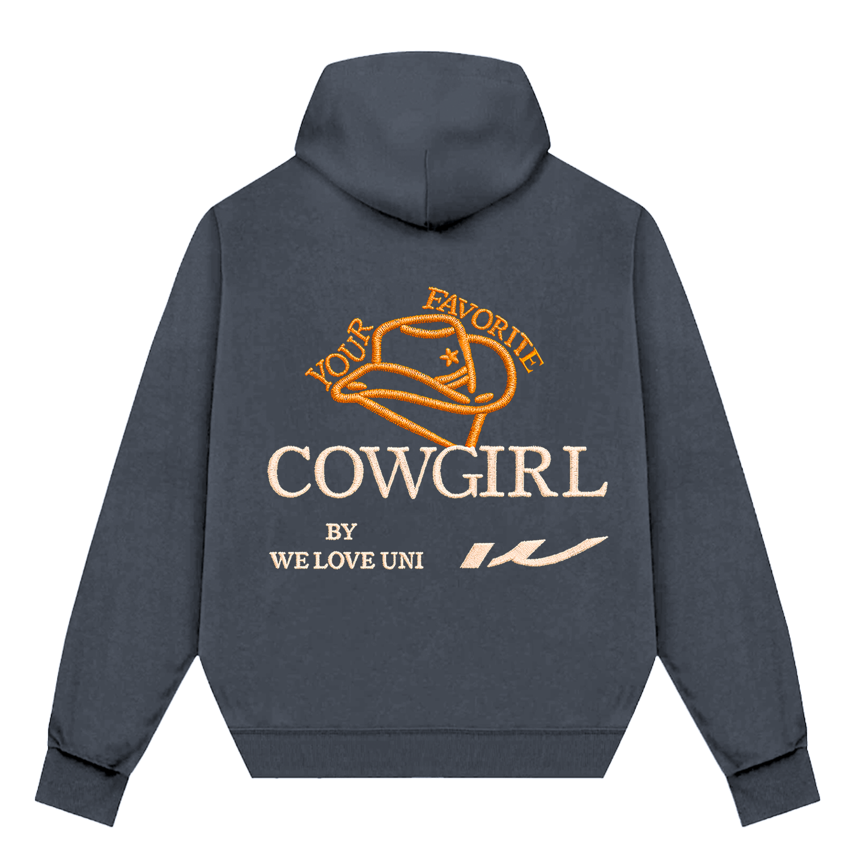 Cowgirl Embroidery Hoodie