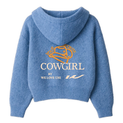 Cowgirl Embroidery Zip Up