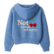 Casual Embroidery Zip-Up