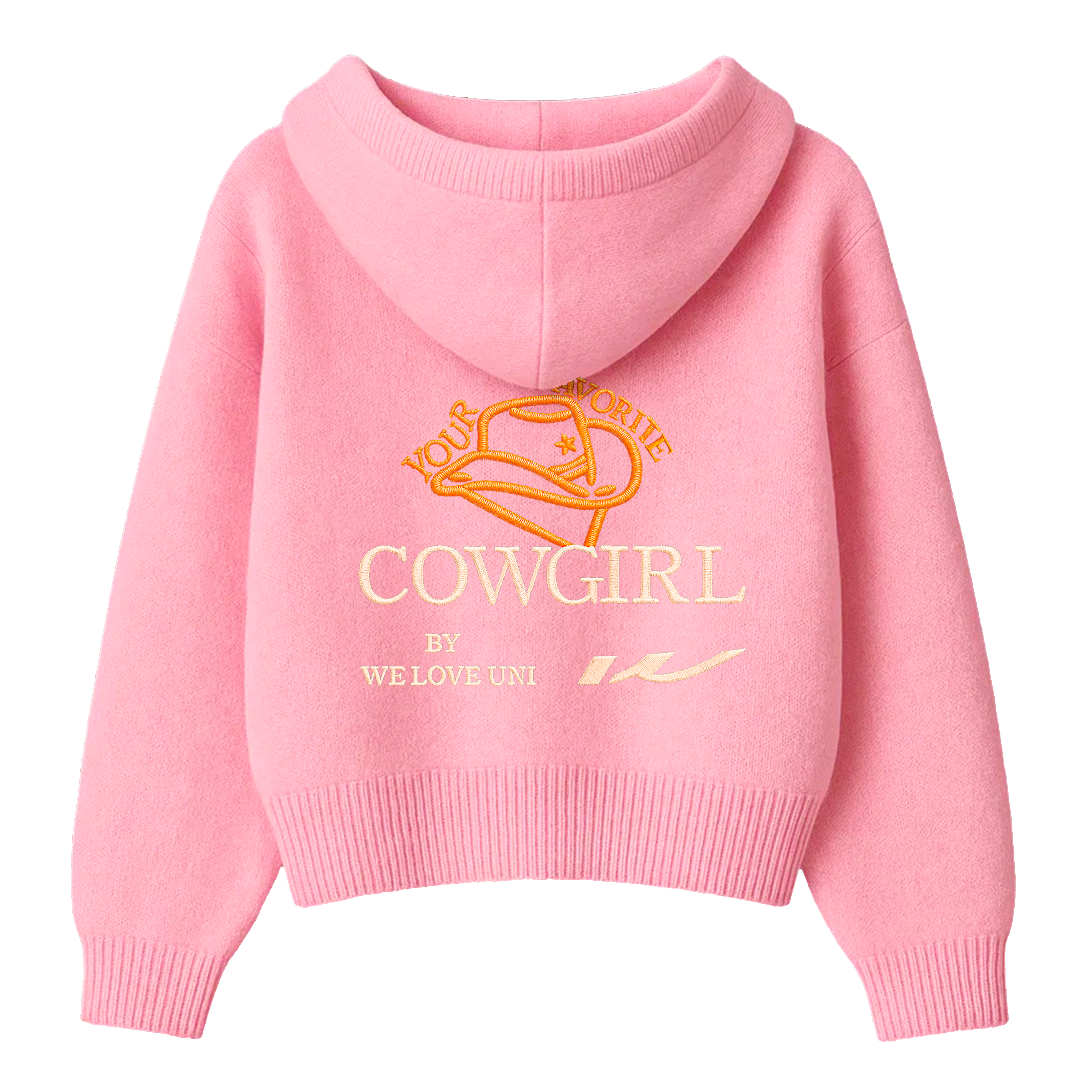 Cowgirl Embroidery Zip Up